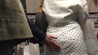 Candid Walk 44 -  Mini Skirt Teen