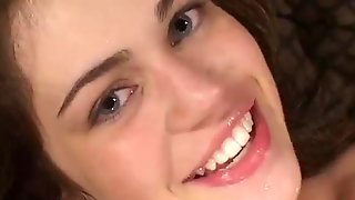 Old man fuck young brunette girl