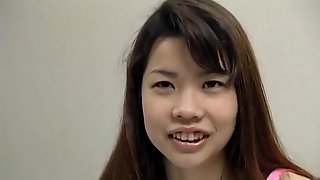 Sakura Kitazawa licks dong and is pumped by it and with sex