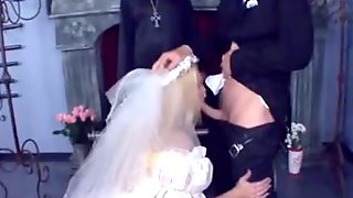 Gangbang in wedding ceremony
