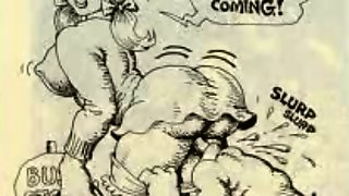 The woman\'s place is on the man\'s face!