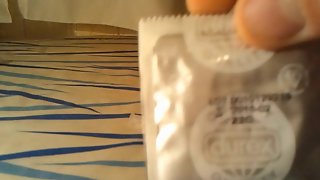 Condom with many holes