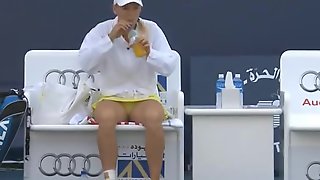 Caroline Wozniacki  upskirt