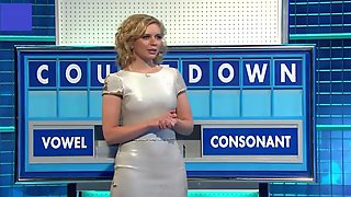 Rachel Riley - Sexy Figure - Super Short Silver Dress