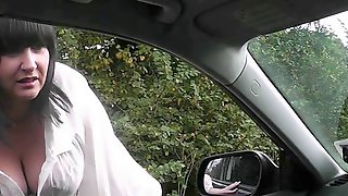 Fat chick gets picked up and screwed