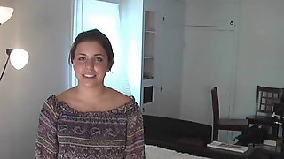 Americano-Italian girl Samantha fist time Anal