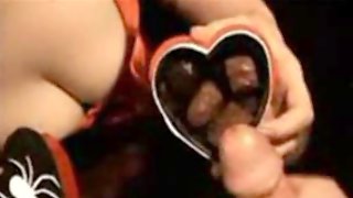 Cum on food. Gothgirl