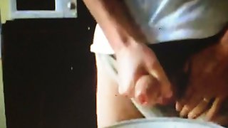 Shooting sperm on my food