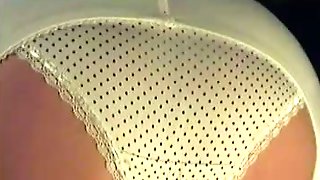White Girdle Polkadot Knickers