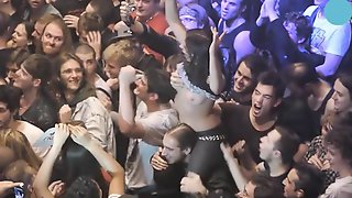 Tits groped by strangers