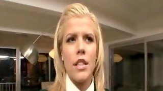 Young Blond and her professor 1