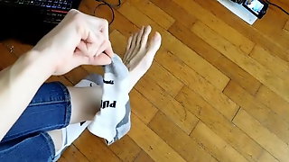 Taking My Sweaty Stinky Sneakers and Socks Off